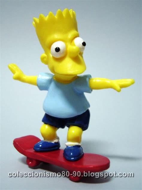 Coleccionismo 80 90 BART SIMPSON EN MONOPATÍN FIGURAS DE PVC