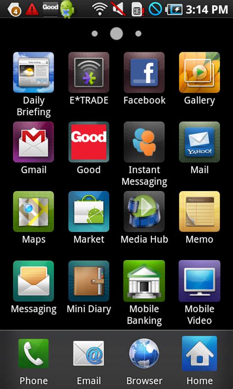 You can add up to 5 of your favorite apps for free. android - Icon backdrop on Samsung Galaxy S? how to change ...