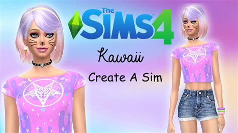 The Sims 4 Create A Sim Kawaii Youtube