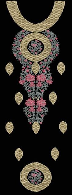 Necklines For Salwar Kameez Ladies Dress Embroidery Design Machine
