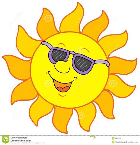 Smiling Sun Sunglasses Stock Illustrations Vectors And Clipart