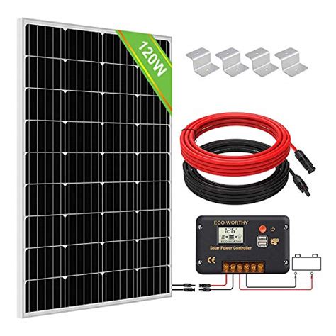 Eco Worthy 120w Solar Panel Kit Off Grid System 120w 12v