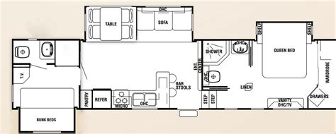 Pin By Brigitte Garrison On Camperliving Rv Floor Plans Two Bedroom