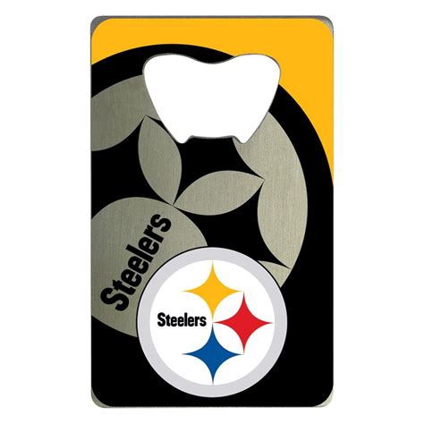 Fanmats 62563 Nfl Pittsburgh Steelers 6 Pieces Aluminum Credit