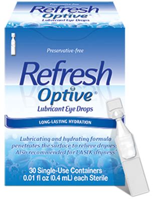 Refresh Optive Preservative-Free for Long-Lasting Hydration | Refresh Brand - Allergan