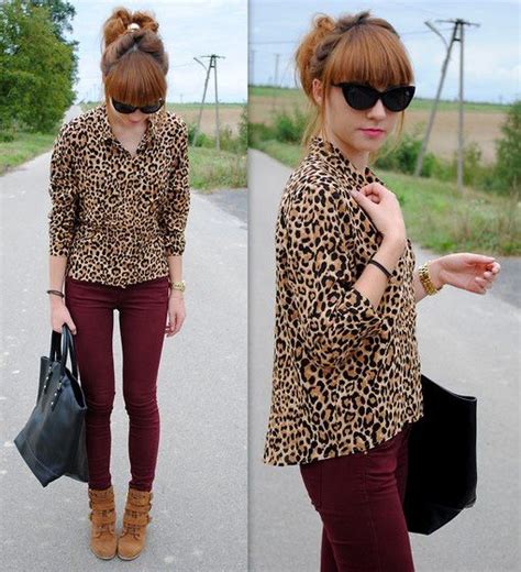 20 Style Tips On How To Wear Leopard Print Clothes Animal Print Shirt