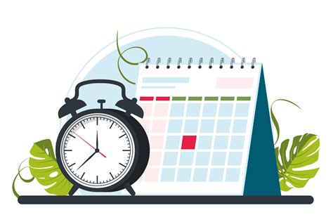 Calendar Clocks Alarm Clock Time Management Concept Deadline