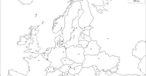 Cartina Muta Capitali Europee Tomveelers