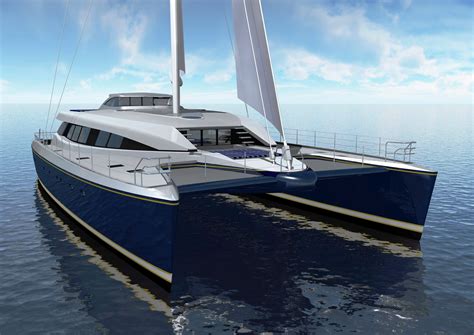 Exterior Of The 30m Super Catamaran Quintessential 5 Aka Q5 By Yachting Developments — Yacht