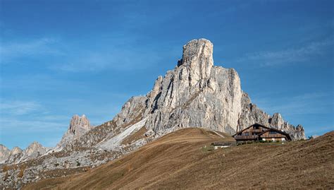 Mountain Landscape Dolomite Passo Di Giau The Alps Italy Photograph By