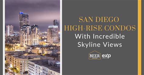 4 High Rise Condo Buildings With San Diego Ca Skyline Views