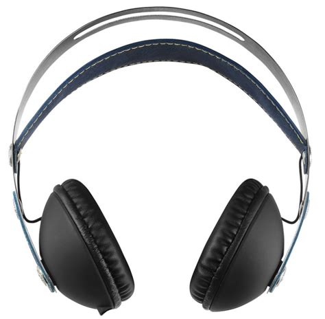 Goodmans Classic Headphones Blue Audio Headphones Bandm