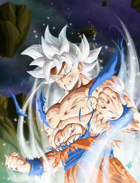 Goku Ultra Instinto Dominado Universo Dragon Ball Super Artwork