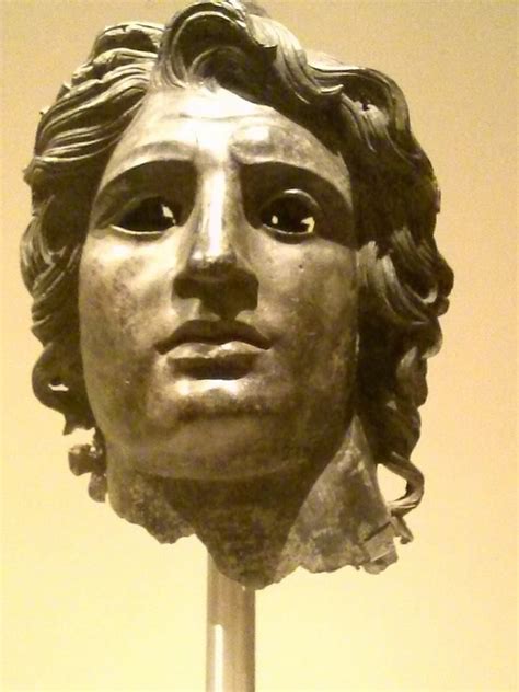 Bronze Portrait Of Alexander The Great Late Hellenistic Period 150 B