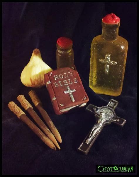 Edible Vampire Hunter Kit A Hard Candy Holy Water Bottle A Dark