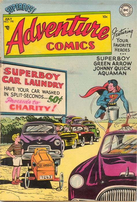 Days Of Adventure Adventure Comics 190 July 1953