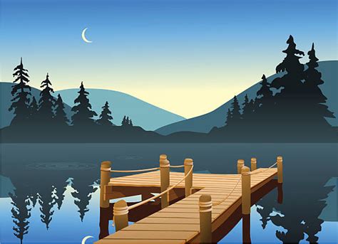 Fishing Dock Illustrations Royalty Free Vector Graphics And Clip Art