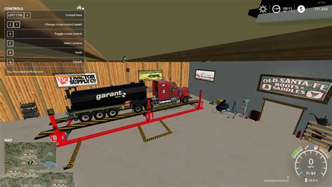 Animated Placeable Machine Shop With Refuel Point Fs19 Farming