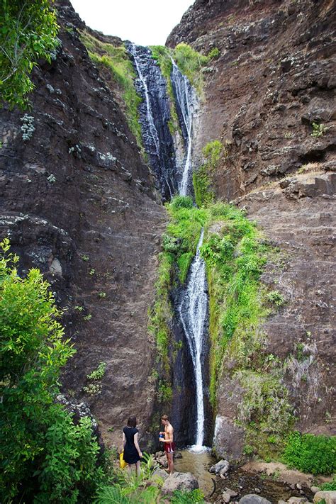 Kalalau Valley Waterfalls Rainbows And A Remote Beach