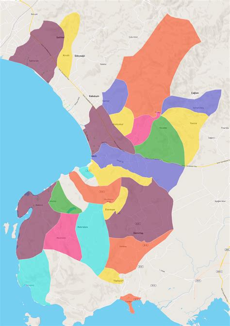 İzmir Dikili nin Mahalleleri AtlasBig com