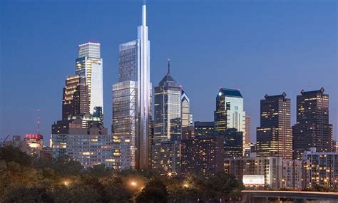 Comcast Technology Center Takes Philadelphias Skyline And Economy To