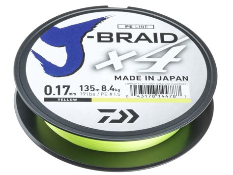 Daiwa J Braid X4 Braided Lines PROTACKLESHOP