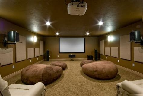 Theater Room Under Garage In Our Christopher Plan Home Theater