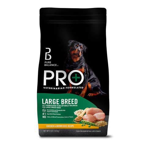 Pure Balance Pro Large Breed Dog Food Chicken And Brown Rice Recipe 30