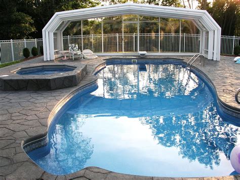 New Jersey Pool Enclosure Manufactured By Roll A Cover Pool Pool