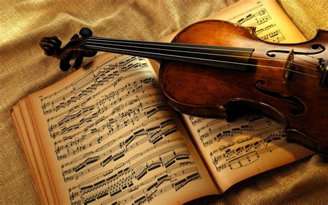 Violin And Notes Phone Wallpapers