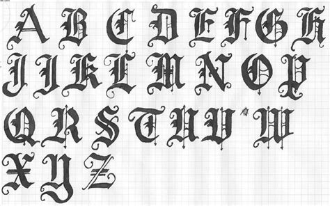 Old english font capital letters. Black Ink Old English Letters Tattoo Designs | Diseños de ...