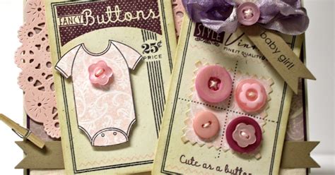 Sassy Stampin Buttons Bows Babies