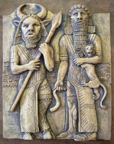 Enkidu And Gilgamesh Characters Out Of The Earliest Mesopotamian