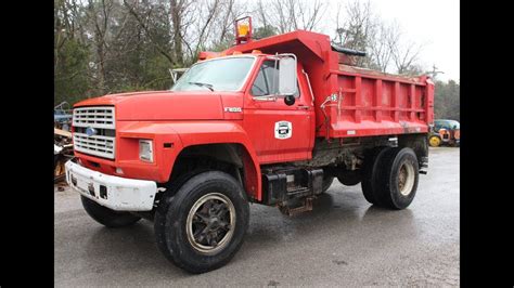 1988 Ford F 800 Single Axle Dump Truck Online At Tays Realty And Auction