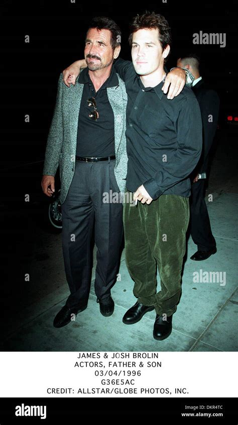 James And Josh Brolinactors Father And Son03041996g36e5ac Stock Photo