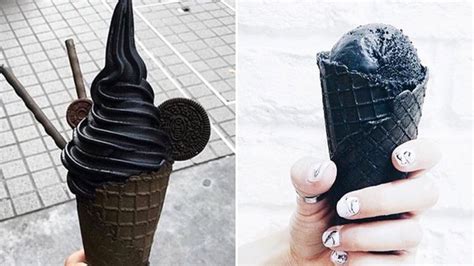 At Last Theres A Black Ice Cream That Literally Matches Your Cold