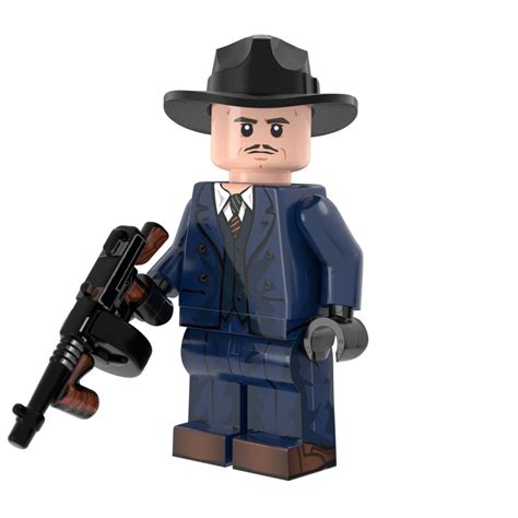 John Dillinger With Perfect Caliber Brickarms Chicago Typewriter