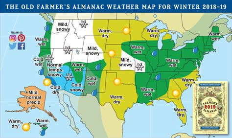 Official 20182019 Winter Weather Forecast The Old Farmers Almanac