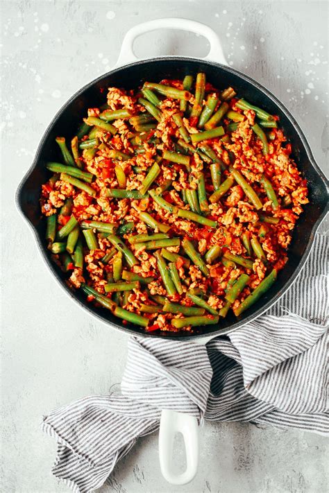 Maybe you would like to learn more about one of these? Ground Turkey Skillet with Green Beans - Primavera Kitchen ...