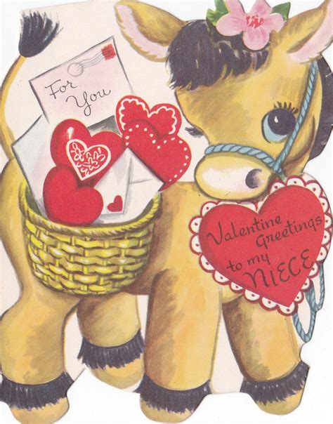 Vintage Childrens Valentines Day Card 107 Etsy Childrens