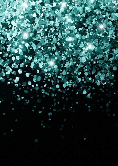 Teal Ocean Glitter 3 Poster By Anitas And Bellas Art Displate