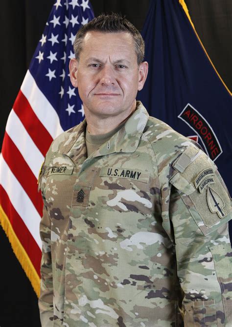 Command Sgt Maj Michael Weimer Selected As Th Sergeant Major Of The Army Special Forces