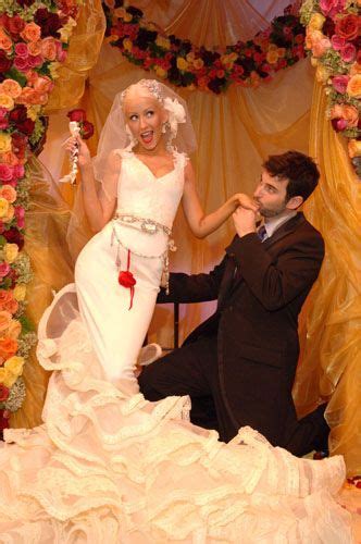 Christina Aguilera Dress Celebrity Bride Celebrity Wedding Photos Hollywood Wedding