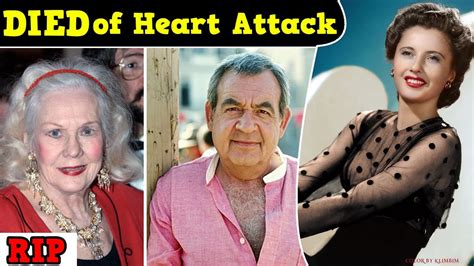 30 Celebrities Who Died Of Heart Attack List Of Heart Attack Deaths