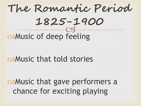 The Romantic Period Ppt Download