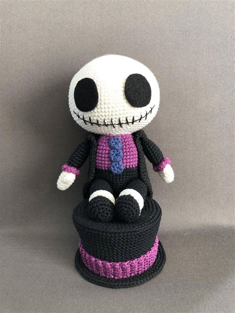 Skeleton Crochet Pattern Halloween Crochet Pattern Amigurumi Etsy