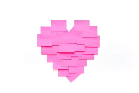 Heart Shaped Sticky Notes Stock Photos Pictures And Royalty Free Images