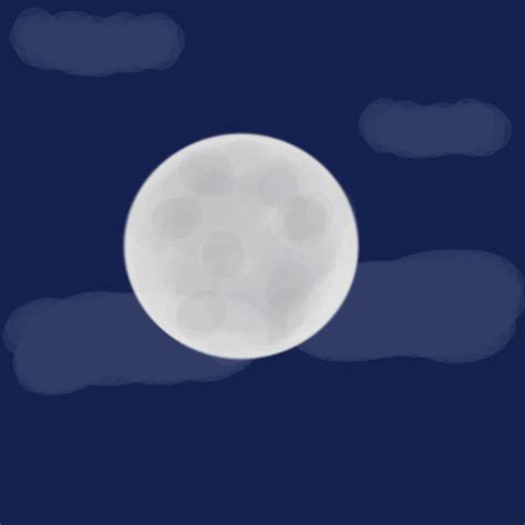 Animated Moon Behind Clouds By Merlinlikesunicorns On Deviantart