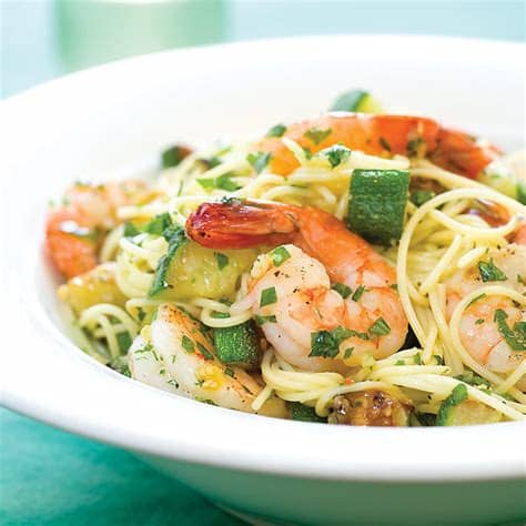 Whisk in the butter, add a ladleful of the pasta cooking water and return the shrimp. Angel Hair Pasta With Shrimp