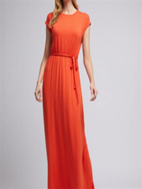 Buy Dorothy Perkins Women Orange Solid Maxi Dress Dresses For Women 12310990 Myntra